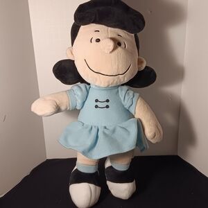 Plush Doll with Blue Dress